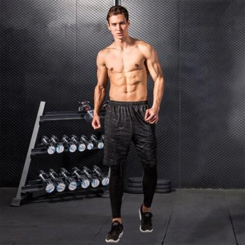 Men Sports Shorts Black M-XXXL Large Size Running Fitness Training Exercise Loose Jogging Male Sweatpants