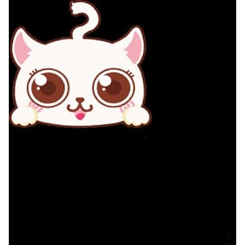 Patches for Clothing Cute Small Animal Cat Clothing Applications Heat Transfer Stickers wholesale DIY Tops Badges Print