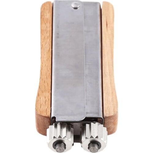 Beekeeping Hive Frame Stainless Steel Wire Cable Tensioner Crimper Crimping Tool With Metal Wheels And Wooden Handle - Beekeep