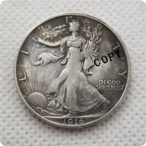 1916 Walking Liberty Half Dollar COIN COPY commemorative coins-replica coins medal coins collectibles