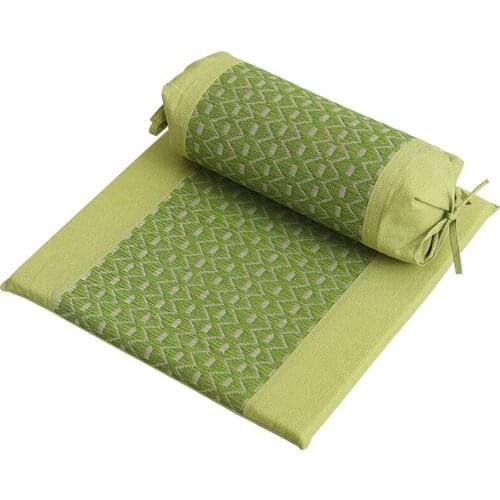 Zen Cushion Zabuton Zafu with Pillow Floor Meditation Seat Japanese Floor Tatami Mat Zabuton Straw Cushion Buddha Meditation