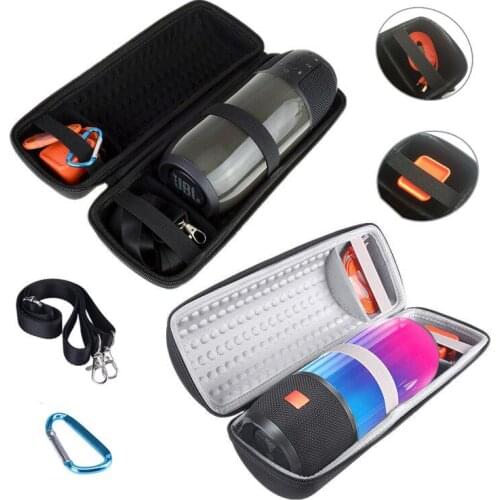 Speaker Protective Case for JBL Pulse3 Bluetooth Speaker Portable Bag With Should Strap and Hook for Easy Carrying