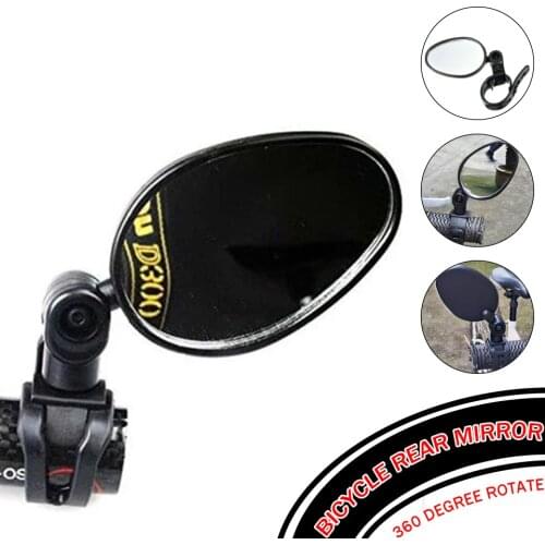 360 Degree Rotate Bicycle Rear Mirror Wide Angle Handlebar Rearview Mirror for Bike MTB Bicycle Cycling Accessories