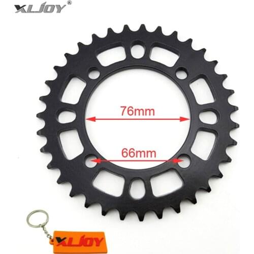 XLJOY 420 76mm 35T Tooth Rear Chain Sprocket For Chinese Pit Dirt Trail Bike Motorcycle Motocross 50cc-160cc CRF XR SSR