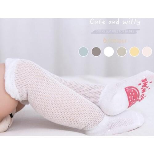 2021 Trendy Toddler Socks Newborn Accessories Infant Mesh Socks Baby Stuff Knee High Socks Girls Calcetines Bebe Recien Nacido