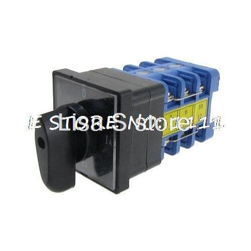 380V AC 4 Position Rotary Cam 12 Screw Terminals Changeover Switch Tzcwf