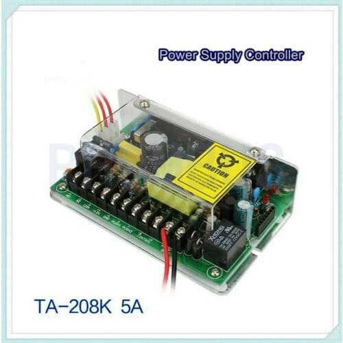 AC100-240V to 12V/5A Power Supply Support Backup Battery for Door Access Control