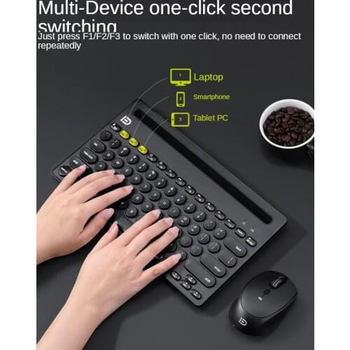 Wireless Bluetooth IPAD tablet phone keyboard apple fights Xiaomi in-built android office dedicated to typing static laptops