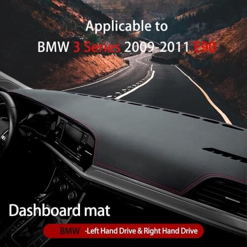 For BMW 3 Series E90 2009 2010 2011 Anti-Slip Anti-UV Mat Dashboard Cover Pad Dashmat Protect Carpet Accessories 318i 320i 325i