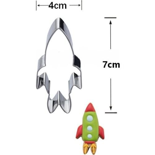 1pcs Traffic School Bus Car Boat Aircraft Motorcycle Stainless Steel Metal Cookie Cutters Fondant Cake Decor Tools Pastry Shop