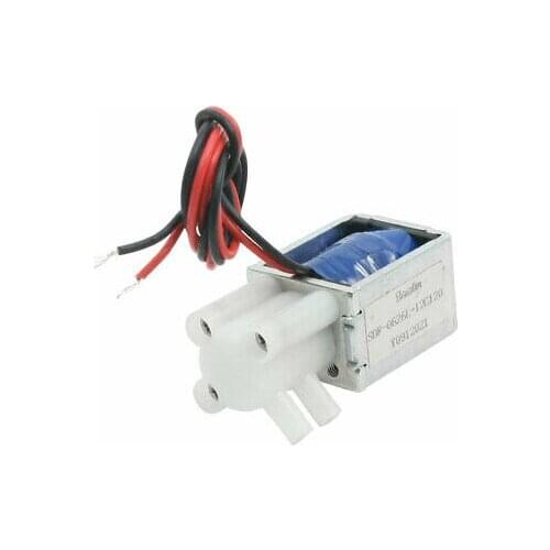 10" 2 Wire Connecting 2 Outlets Gas Water Solenoid Valve DC12V 1.2W