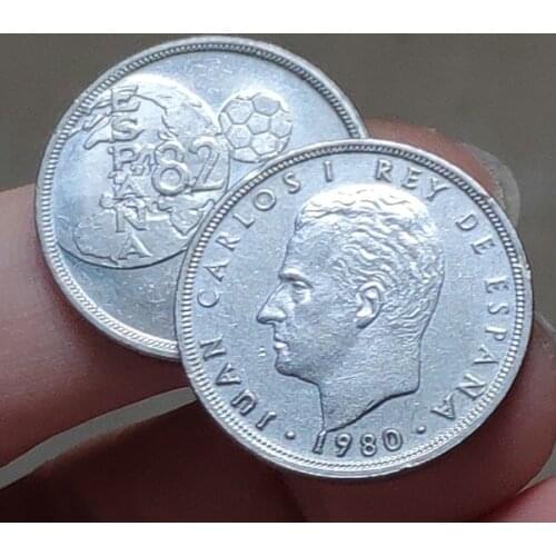 23mm Spain ,100% Real Genuine Comemorative Coin,Original Collection