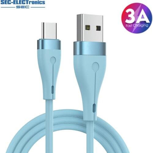 3A Micro USB Type C Cable Fast Charging 1m Charger For Huawei P9 P10 P20 Mate 10 Pro Samsung S9 S10 Plus Xiaomi Redmi Data Cable