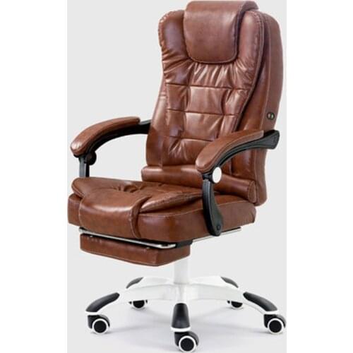 New products boss computer chair office home swivel massage chair lifting adjustable chair With Footrest Free shipping