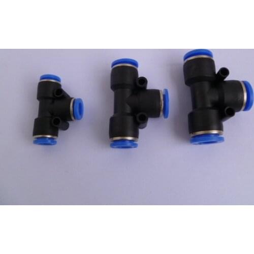 Vidric Pneumatic pneumatic components, quick-connect connectors, plastic joints, quick-connect joints, high-quality T-type three