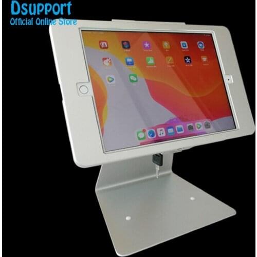Fit for ipad 10.2 desk stand metal case stand bracket tablet pc lock holder support full motion angle