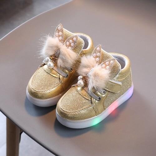 Size 21-30 Childrens Led Shoes Boys Girls Lighted Sneakers Glowing Shoes for Kid Sneakers Boys Baby Sneakers with Luminous Sole