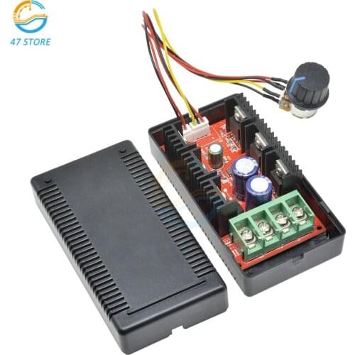 2000W DC 12V 24V 48V MAX 40A DC Motor Speed Controller PWM Voltage Regulator Adjustable Power Control HHO RC Fan Governor