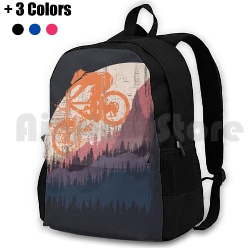 Mtb Drop Outdoor Hiking Backpack Riding Climbing Sports Bag Bike Mtb Ride Mountain Bike Bicycle Enduro Bmx Rider Ink Sport