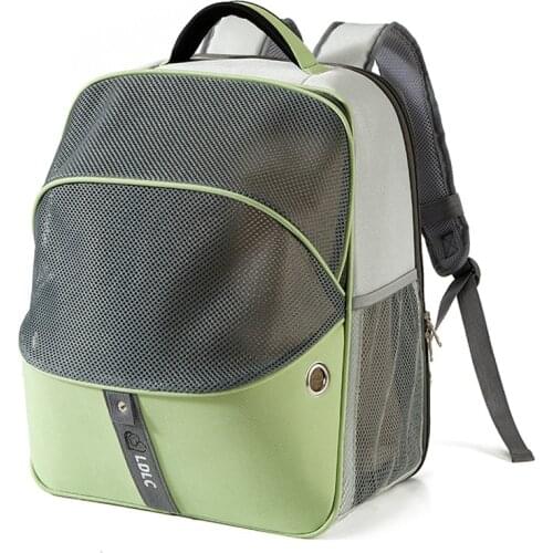 Pet Carrier Backpack Foldable Dog Puppy Rabbit Cat Carriers Bag Ventilated Safety Strap Design for Hiking Camping Outdoor Travel