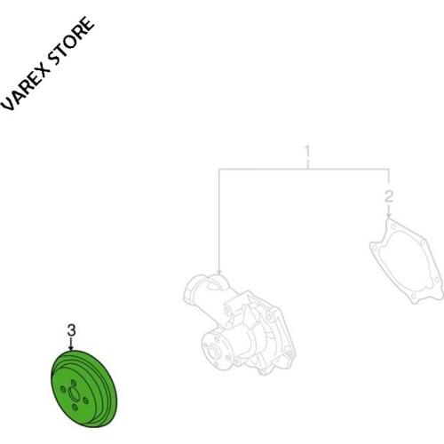 Water pump pulley for Mitsubish i Outlander 2.4L 2003 OEM:MD344703