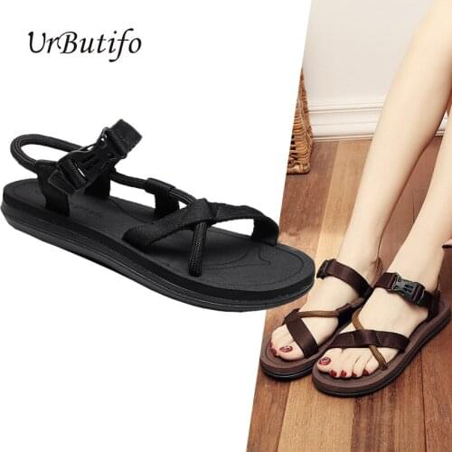 Urbutifo Summer Sandals Women Bohemia Style Summer Sandals Comfortable Flip Flops Couple Beach Shoes Women Zapatos De Mujer