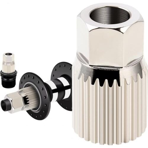 High Strength Multifunctional Silver Freewheel Remover Wheel Hub Repair Disassembly Tool for Mountain Bike