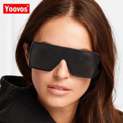 Yoovos Square Sunglasses Women Vintage Oversized Brand Designer Women Sunglasses Retro Luxury Mirror Fashion Oculos De Sol