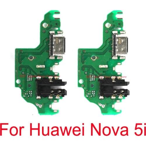 USB Charging Dock Port Board Flex Cable For Huawei Nova 5i Nova5i Charger Charge Port Connector Board Parts Dock Flex Cable
