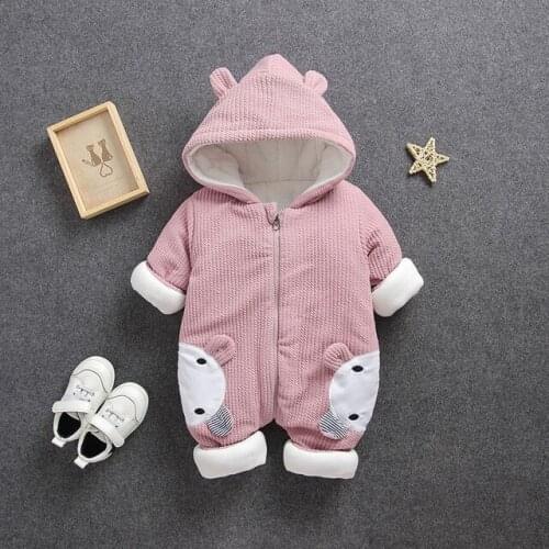 Winter Hoodies Coat Cotton Hooded Outerwear Kids Clothes Baby Clothing winter coat kids Snowsuit Boy Warm Romper Cotton