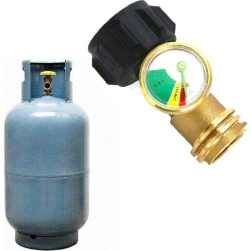 1pc Propane Tank Gauge Level Indicator Leak Detector Pressure Meter for Gas Grill Dropshipping