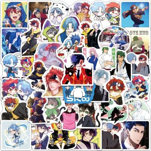50PCS SK8 the Infinity Anime Graffiti Stickers Skateboard Fridge Phone Guitar Motorcycle Luggage Cool Cartoon Kid Sticker Decal