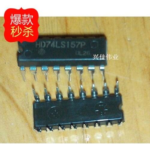 10PCS New original authentic 74LS157 HD74LS157P SN74LS157N DIP16 data selector