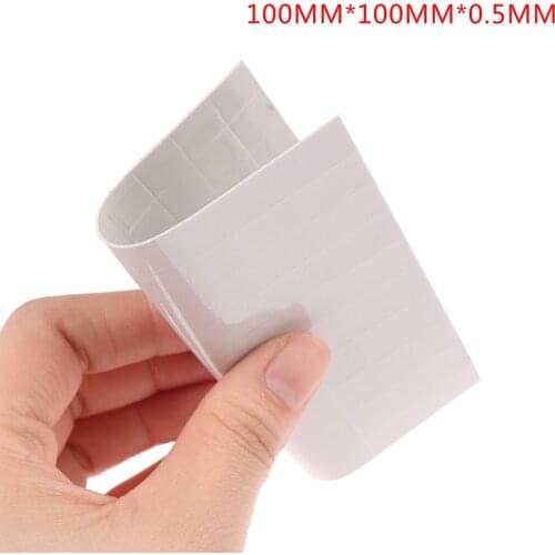 100Pcs/Sheet 10mm*10mm*0.5mm GPU CPU Heatsink Cooling Conductive Silicone Thermal Pad