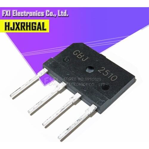 5PCS KBJ2510 GBJ2510 25A 1000V BRIDGE RECTIFIER new original