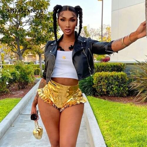 Женские летние шорты ANJAMANOR China At AliExpress