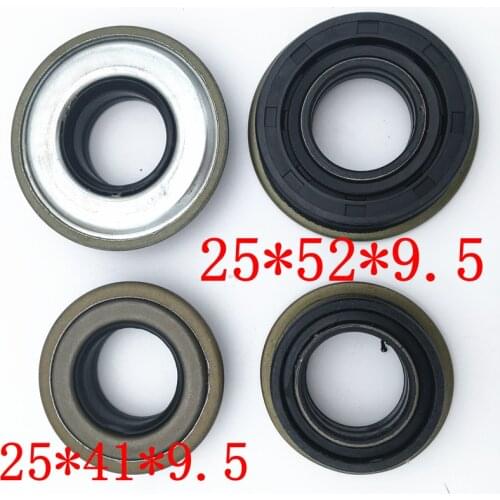 Free Shipping 5pcs 25X41X9.5 5pcs 25X52X9.5 25*41*9.5 25*52*9.5 Gasoline Engine cultivator oil seal