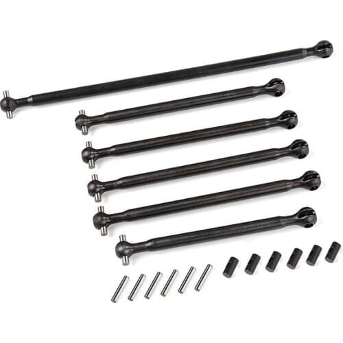 CNC Metal Strengthen 9MM Front & Rear Drive Shaft + Dog Bones Kit for 1/5 Losi 5ive T Rovan LT KingmotorX2