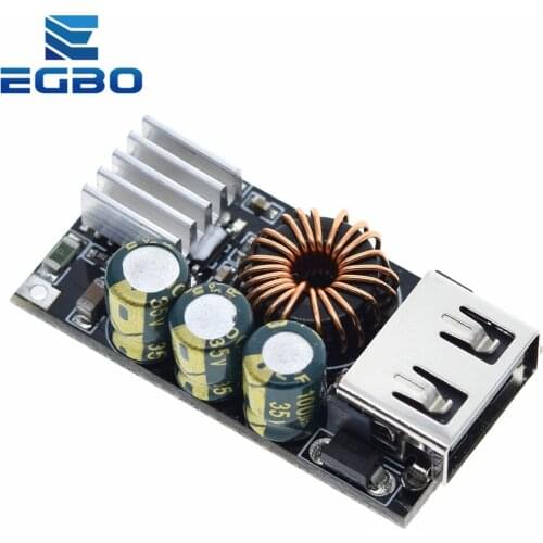 EGBO QC3.0 Apple Huawei MTK Samsung DIY Fast Charger DC 5-32V 24W Step-down Module for Emergency Charging of Mobile Phone