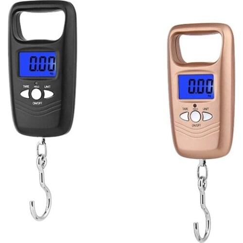 50kg Scale Hook Fish Weight Mini Hanging Scale Pocket Portable LCD Digital Hanging Luggage Weighting Fishing Hook Scale Electron