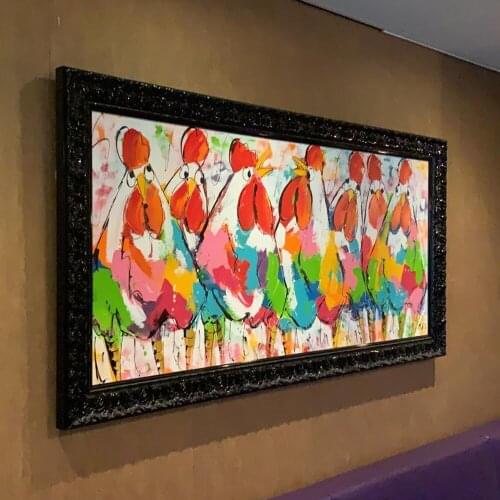 Oil painting Excellent custom-made handmade Modern Paintings Home living room Decor Wall oil paintings Art Spain16122805