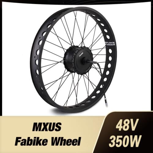 48V 350W Fat bike e-bike kit Electric bike conversion kit motor 20" 26" wheel MXUS brand XF15-Fat for 175 mm Fork