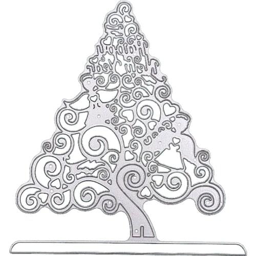 Christmas Tree Metal Cutting Dies Stencil DIY Scrapbooking Album Paper Card Mold