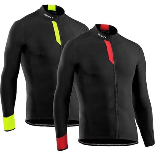Men Long Sleeve Cycling Jersey Bicycle Bike Clothing MTB Bib Sports Shirt Team Pro Motocross Mountain Road Tight Top Jacket 2020