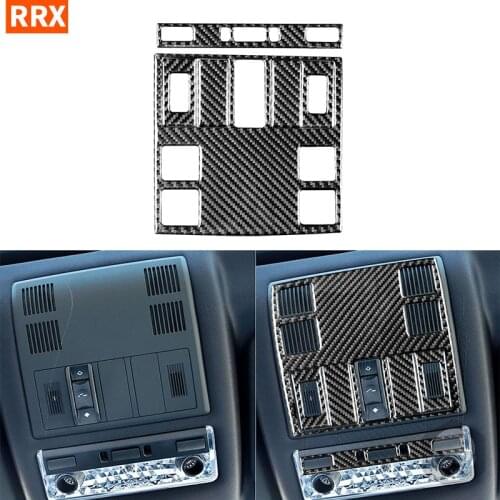 For BMW X3 E83 2004 2005 2006 2007 2008 2009 2010 Carbon Fiber Stickers Overhead Reading Light Panel Interiors Car Accessories