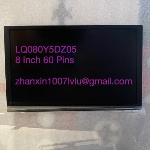 New 8 Inch 60 Pins LCD Display Panel LQ080Y5DZ05 For Ford Car DVD Audio Radio Multimedia Player GPS Navigation
