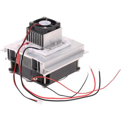 Peltier Thermoelectric Refrigeration Cooling System Kit Semiconductor Cooler Conduction Module Radiator Cooling Fan TEC1-12706