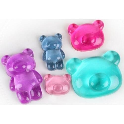DIY Crafts Jewelry Big Nose Bear Crystal Epoxy Resin Mold Pendant Silicone Mould K3ND