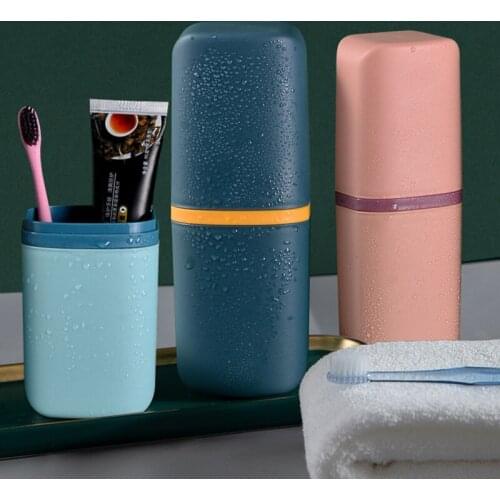 Portable Toothbrush Holder Box Outdoor Travel Camping Toothbrush Storage Organizer Case Bathroom Accessories Toothpaste Box
