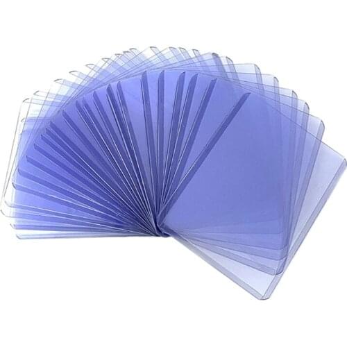 25 Pieces Clear Cards Sleeves Standard Size Board Game Card Sleeves Card Protectors for Trading Cards/ Game Cards